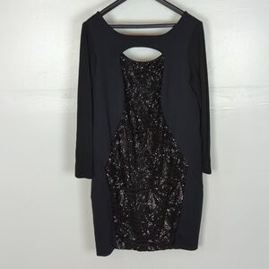 Lane Bryant NWT Sequin Cutout Bodycon Dress